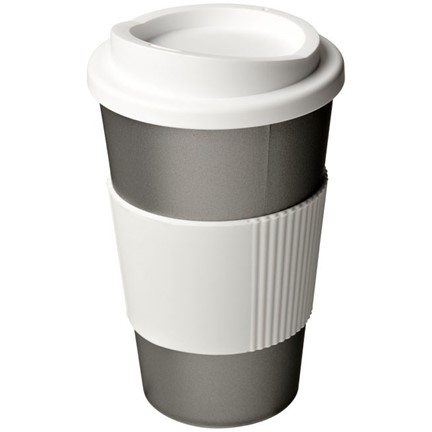 Americano® 350 ml geïsoleerde beker met grip