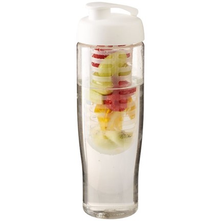 H2O Tempo® 700 ml sportfles en infuser met flipcapdeksel