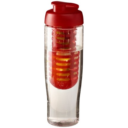 H2O Tempo® 700 ml sportfles en infuser met flipcapdeksel