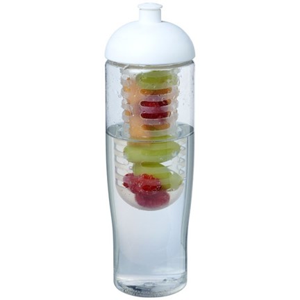 H2O Tempo® 700 ml bidon en infuser met koepeldeksel