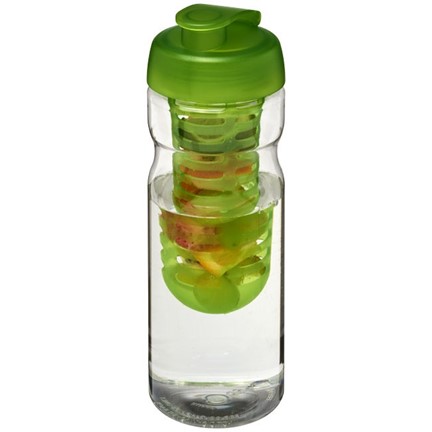 H2O Base® 650 ml sportfles en infuser met flipcapdeksel
