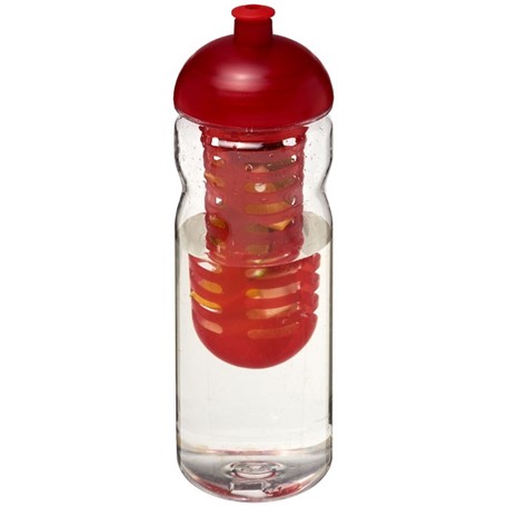 H2O Base Tritan 650 ml bidon en infuser met koepeldeksel