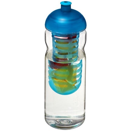 H2O Base Tritan 650 ml bidon en infuser met koepeldeksel