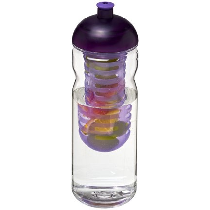 H2O Base Tritan 650 ml bidon en infuser met koepeldeksel