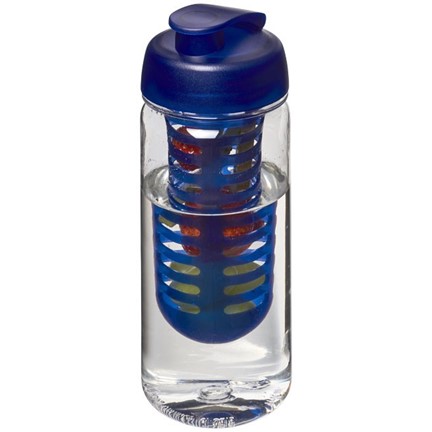 H2O Octave Tritan 600 ml sportfles en infuser met flipcapdeksel