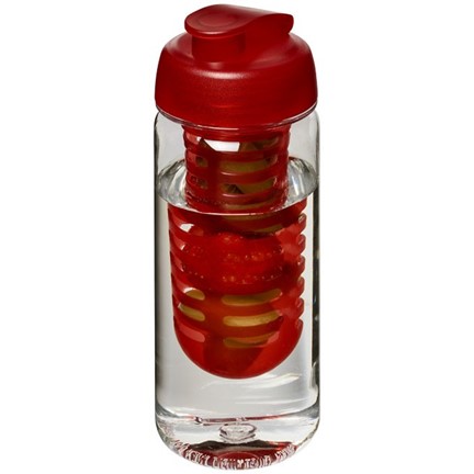 H2O Octave Tritan 600 ml sportfles en infuser met flipcapdeksel