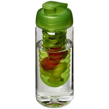 H2O Octave Tritan 600 ml sportfles en infuser met flipcapdeksel