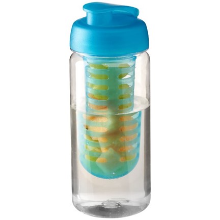 H2O Octave Tritan 600 ml sportfles en infuser met flipcapdeksel