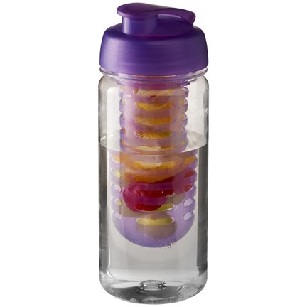 H2O Octave Tritan 600 ml sportfles en infuser met flipcapdeksel