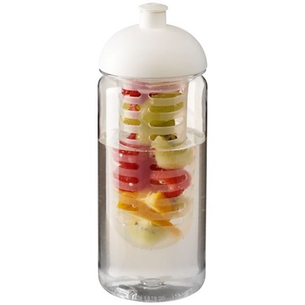 H2O Octave Tritan 600 ml bidon en infuser met koepeldeksel