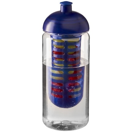 H2O Octave Tritan 600 ml bidon en infuser met koepeldeksel