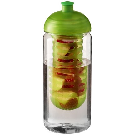 H2O Octave Tritan 600 ml bidon en infuser met koepeldeksel