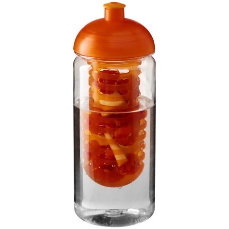 H2O Octave Tritan 600 ml bidon en infuser met koepeldeksel