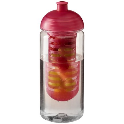 H2O Octave Tritan 600 ml bidon en infuser met koepeldeksel