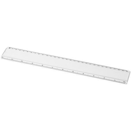 Ellison 30 cm kunststof liniaal met papieren inlay