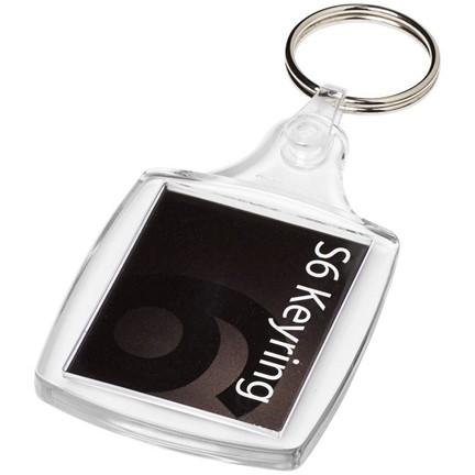 Vosa A6 sleutelhanger met kunststof clip