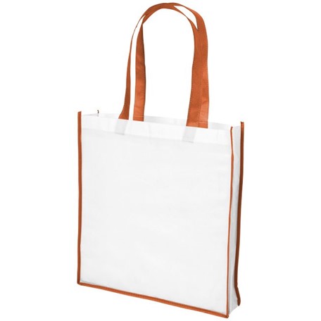 Large contrast non woven boodschappentas