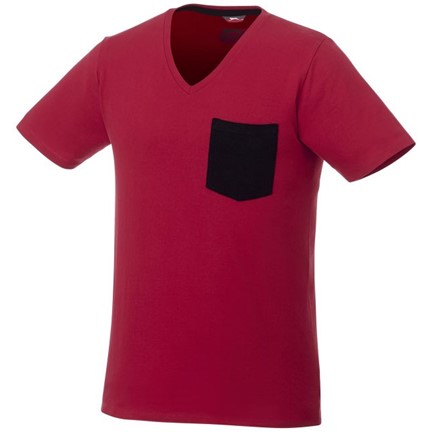 Gully heren t-shirt met zak en korte mouwen