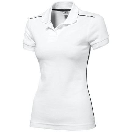Backhand dames polo met korte mouwen