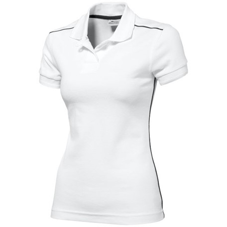 Backhand dames polo met korte mouwen