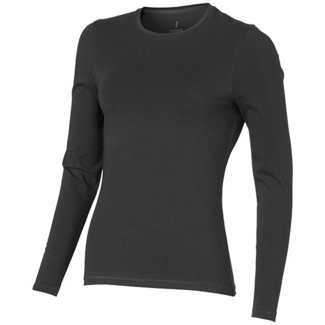 Ponoka organisch dames t-shirt lange mouwen