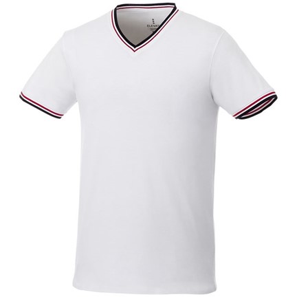 Elbert piqué heren t-shirt met korte mouwen