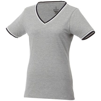 Elbert piqué dames t-shirt met korte mouwen