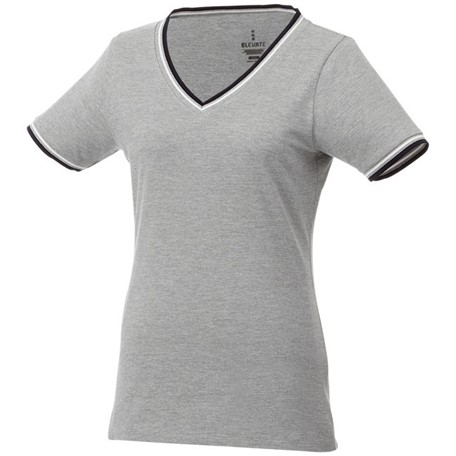 Elbert piqué dames t-shirt met korte mouwen