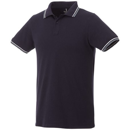Fairfield heren polo met tipping en korte mouwen