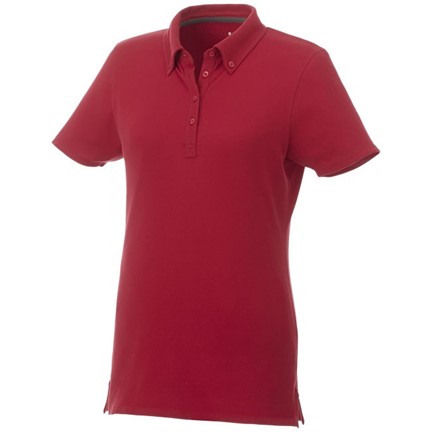 Atkinson button-down dames polo met korte mouwen