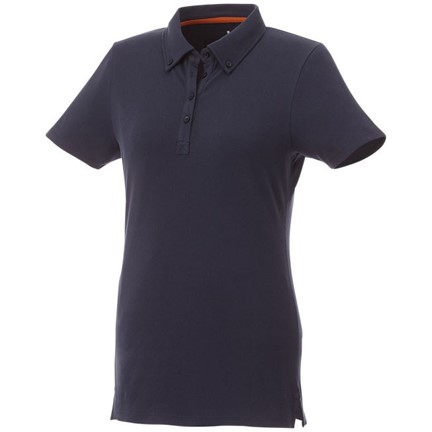 Atkinson button-down dames polo met korte mouwen