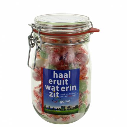 Snoep weckpot