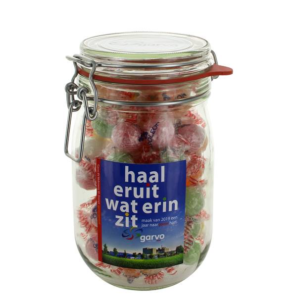 Snoep weckpot
