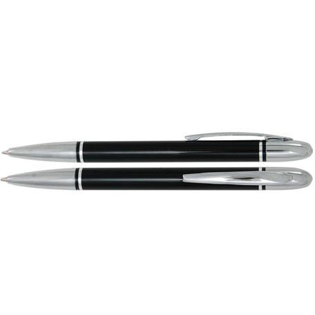 Aluminium balpen zwart
