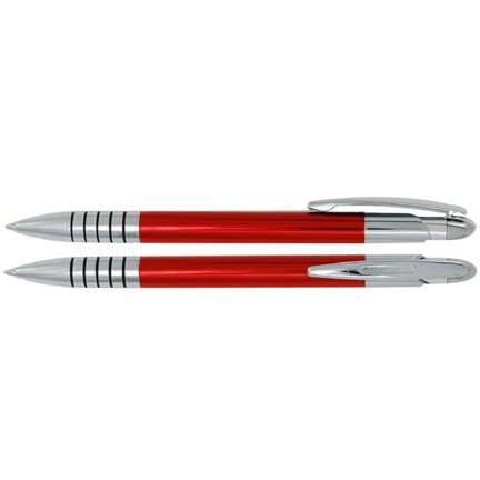 Aluminium balpen rood