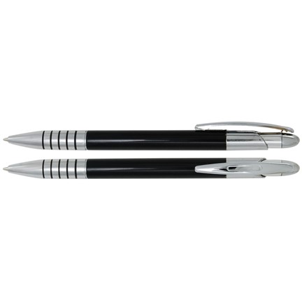 Aluminium balpen zwart