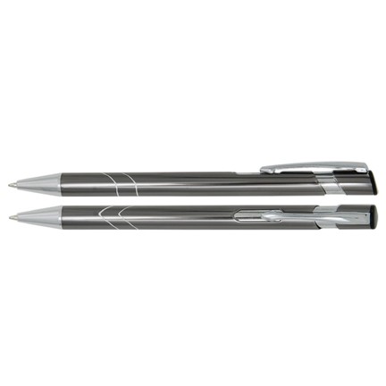Aluminium balpen V-ringen antraciet