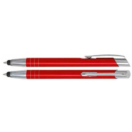 Aluminium Touch pen Stylus rood