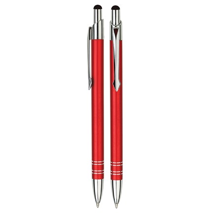 Aluminium Touch pen Stylus rood