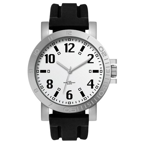 Brisbane herenhorloge zilver