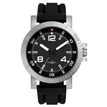 Brisbane herenhorloge zwart
