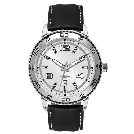 Byron herenhorloge zilver