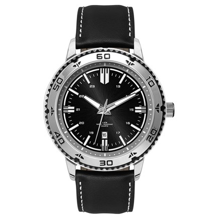 Byron herenhorloge zwart
