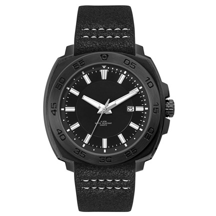 Canberra herenhorloge zwart-zwart