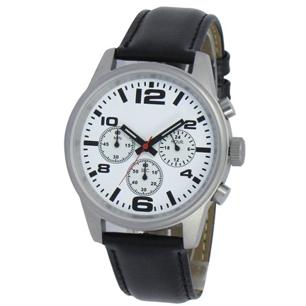 Chronograaf herenhorloge Adelaide wit