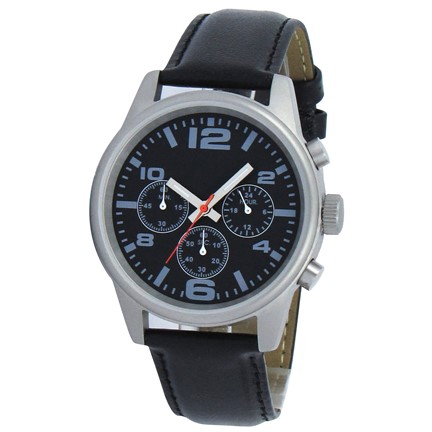 Chronograaf herenhorloge Adelaide zwart