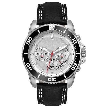 Chronograaf herenhorloge Darwin zilver
