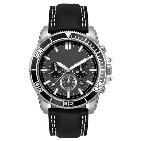 Chronograaf herenhorloge Darwin zwart