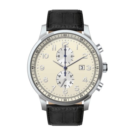 Chronograaf herenhorloge Discovery wit