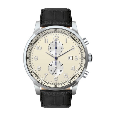 Chronograaf herenhorloge Discovery wit